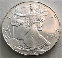 2010 UNC America Silver Eagle Dollar