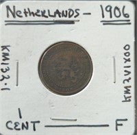 1906 Netherlands coin