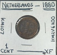 1880 Netherlands coin