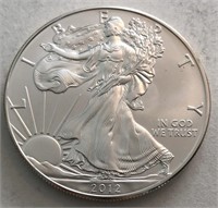 2012 UNC America Silver Eagle Dollar