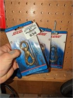 Brass snap hook and spring hook