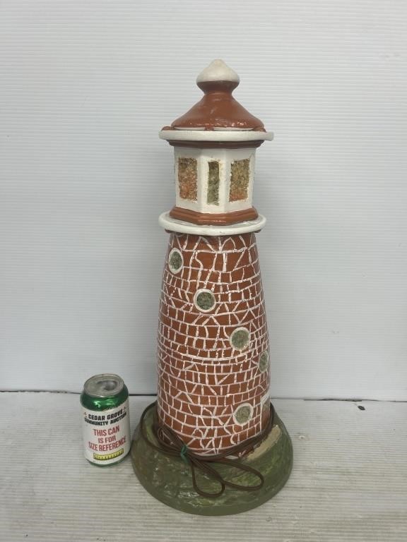 Decorative light up plug in lighthouse 3 pieces