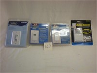 3 Wall Switch Timers (indoor & motion detector)