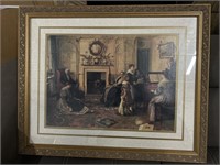 Vintage Colonial Painting