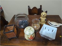 Eclectic assortment of decorative items