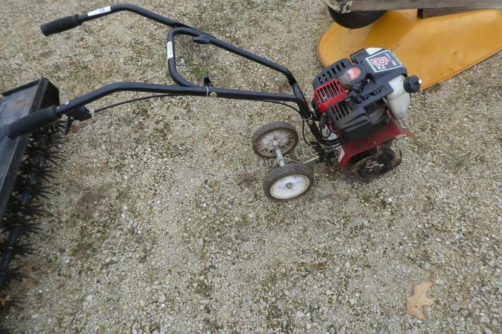 Earthquake MC43 mini cultivator - Viper 43cc engin