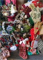 Very large lot of Christmas decorations