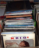Vintage Lp Record Albums 2 Boxes Music Assortment