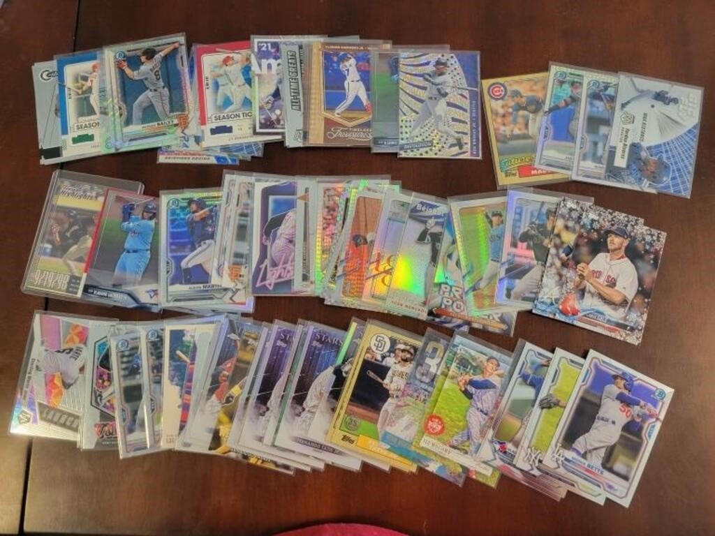 BASEBALL INSERTS/HOLO/PRISMS ETC TRADING CARDS