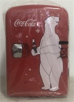 Coca Cola retro personal fridge holds up to 6 12