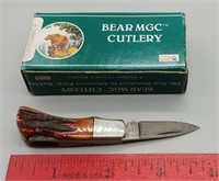 BEAR MGC CUTLERY SMALL POCKET KNIFE - NEW