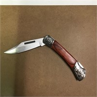 Knife wood handle