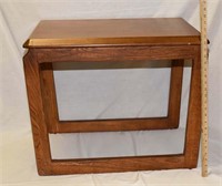 LANE SOLID WOOD END TABLE - PAINT OR REFINISH