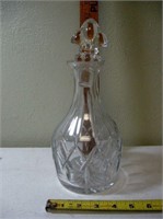 Crystal Decanter - Stopper is Chipped