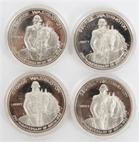 GEORGE WASHINGTON COMMEMORATIVE SILVER COINS PROOF
