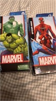 C11) NEW hulk & spider man action figures no