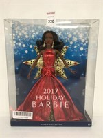 BARBIE COLLECTOR 2017 HOLIDAY BARBIE AGE 6+