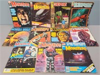 Monsters & Eerie Magazines Lot Collection