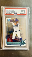 2022 Bowman Chrome Julio Rodriguez PSA 10