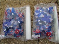 Two Packs of 4th of July Pin Wheels