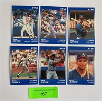 1990 Dave Justice MLB Trading Cards Assortment wil