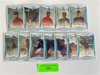 2008 Topps 1st Bowman Chrome Card Partial Set MLB
