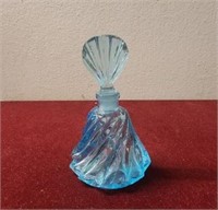 Vintage Aqua Perfume Bottle, Occupied Japan
