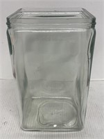 Antique Large Glass Battery Jar. Approx. 7.5” x
