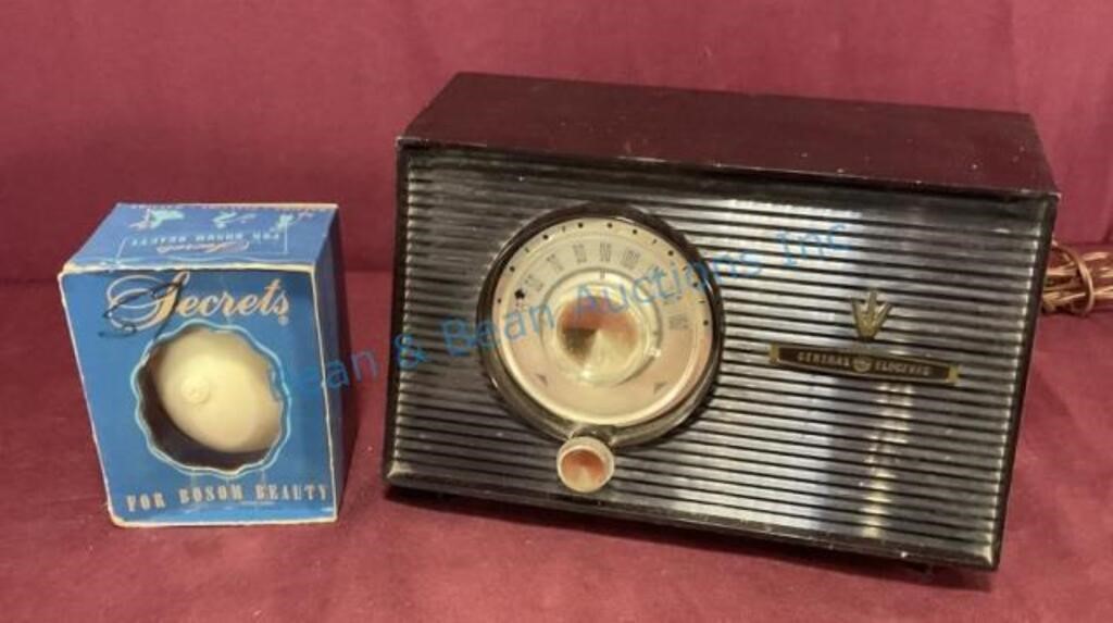 Untested GE radio, and bosom enhancer