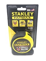 STANLEY FATMAX Tape Measure, Metric/Fractional,