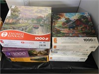 LOT 8 THOMAS KINKADE PUZZLES