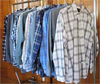 Collection of Men's Casual Shirts (14) Large
