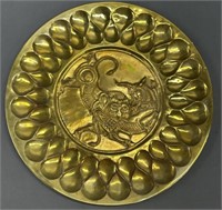 Mythological Cast Brass Plaque