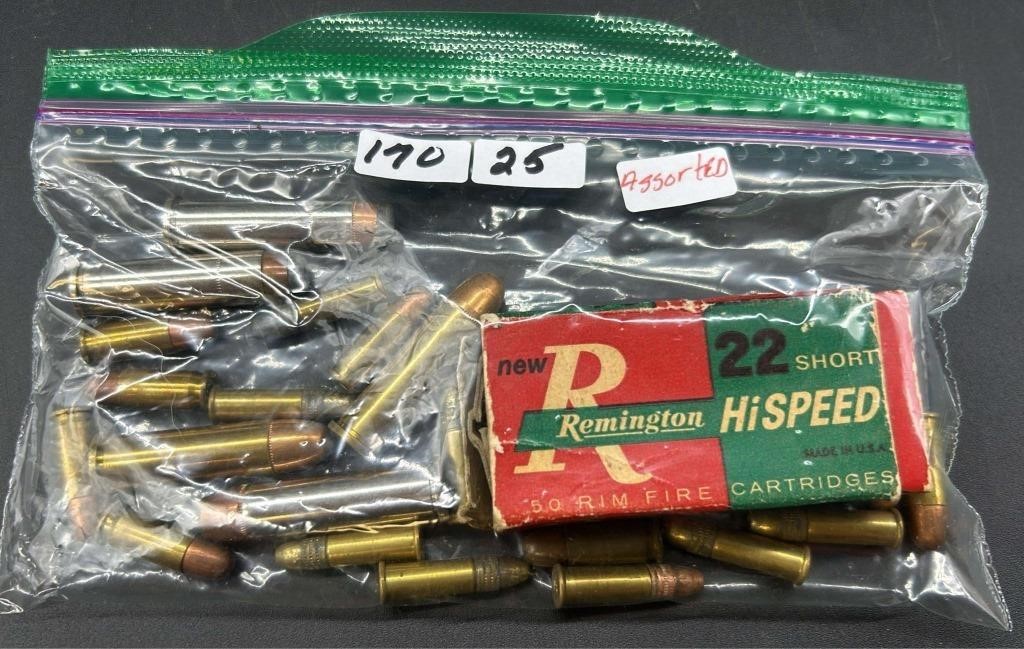 Vintage Remington 22 Short, 38 SPC & 357 Mag Ammo