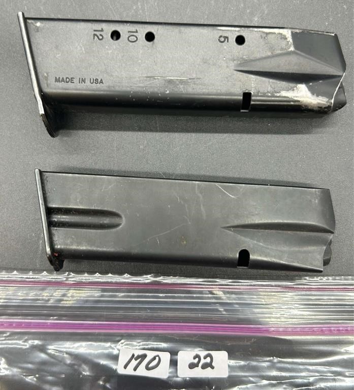 2 Pistol Magazines