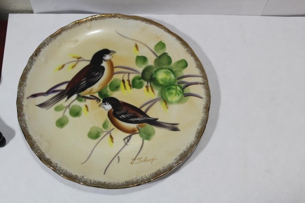 A Vintage Artist Signed Handpainted Plate