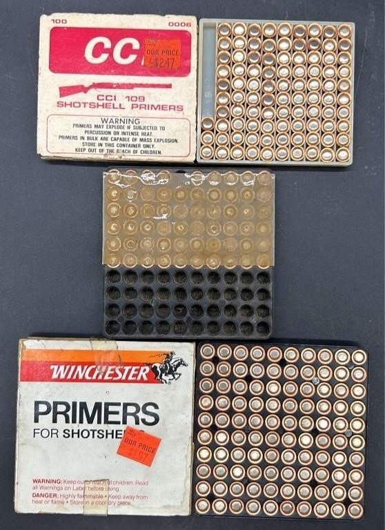 2 Boxes Od Shot Shell Primers CCI & Winchester
