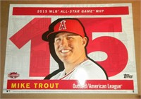 2015 Topps Limited Edition 10x14 Mike Trout All-St