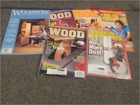 Variety of woodworking magazine and more