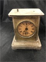 Early Metal Cased Mantle Clock