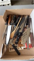 Knives, ginsu, farberware, imperial, some marked
