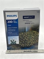 NEW Philips Heavy Duty 200 Net Lights Clear