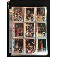 1979 Topps Basketball Set High Grade