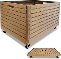 Collapsible Crate on Wheels  440lbs Capacity