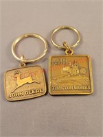 2 key fobs 1972 Tractor works 1st anniversary +