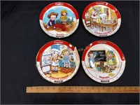 (4) Campbells Soup Collector plates