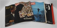 (4) late 1960’s Life Magazines about JFK and