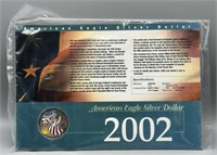 2002 American Eagle Silver Dollar .999 1oz
