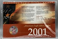 2001 American Eagle Silver Dollar .999 1oz