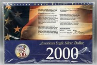 2000 American Eagle Silver Dollar .999 1oz